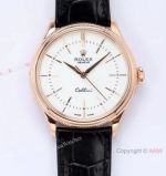 1:1 Replica Rolex Cellini Time EW Factory Swiss 3132 Rose Gold Watch 39mm For Men